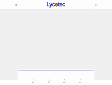 Tablet Screenshot of lycotec.com